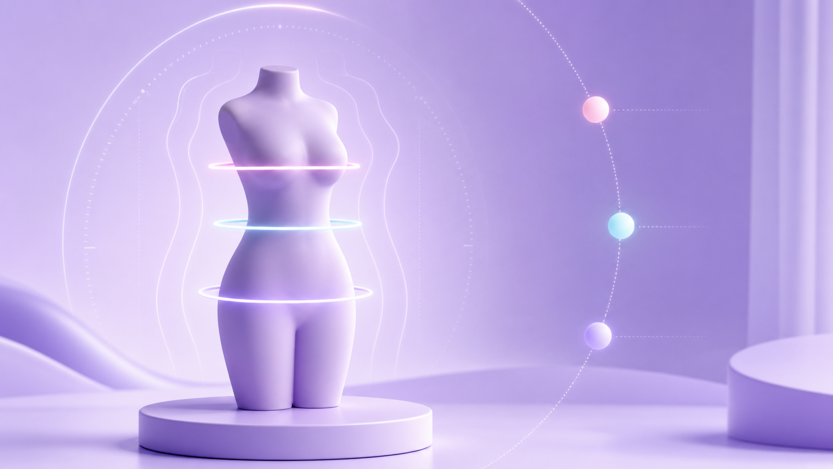 Female body Visualizer 3D silhouette preview for women